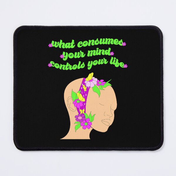 Item preview, What consumes your mind controls your life, spiritual illustration  designed and sold by Vivid-wear.