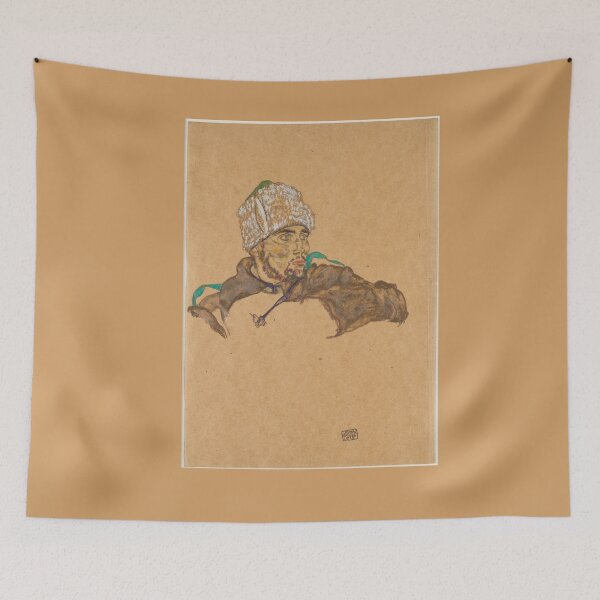 Item preview, Egon Schiele Russischer Kriegsgefangener (1915) Figurative designed and sold by TeeARTHY.