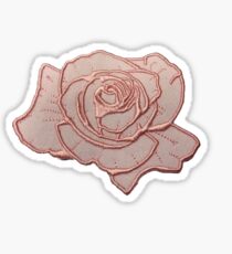 Roségold-Patch Sticker