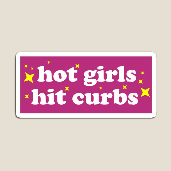 Vista previa del artículo con la obra «las chicas calientes golpean las aceras», diseñado y vendido por stickersworld31.
