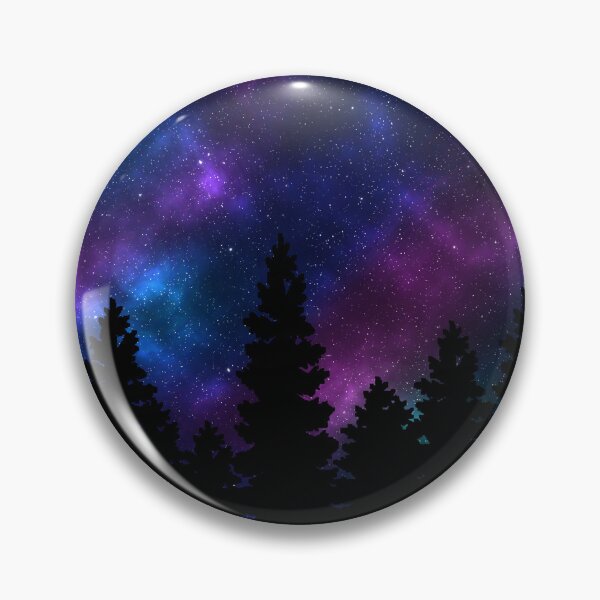 Item preview, Silhouette tree against a starry night designed and sold by Eliza-Grace.