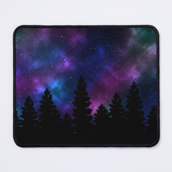 Item preview, Silhouette tree against a starry night designed and sold by Eliza-Grace.