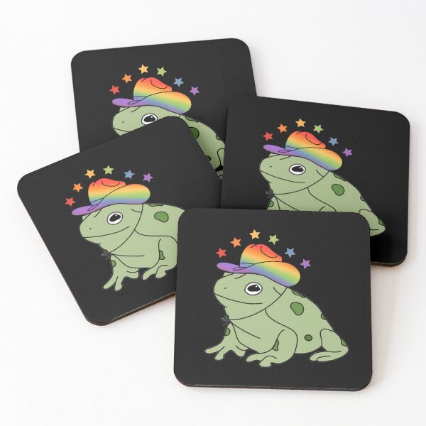 Item preview, Rainbow Frog Cowboy designed and sold by DrunkPolarBear.