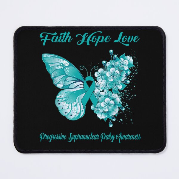 Item preview, Faith Hope Love Progressive Supranuclear Palsy Awareness Butterfly Ribbon Gifts designed and sold by Adropine.