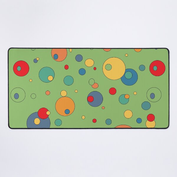 Item preview, Multi coloured cosmic bubbles retro cartoon orbs green designed and sold by AngelDawnDesign.