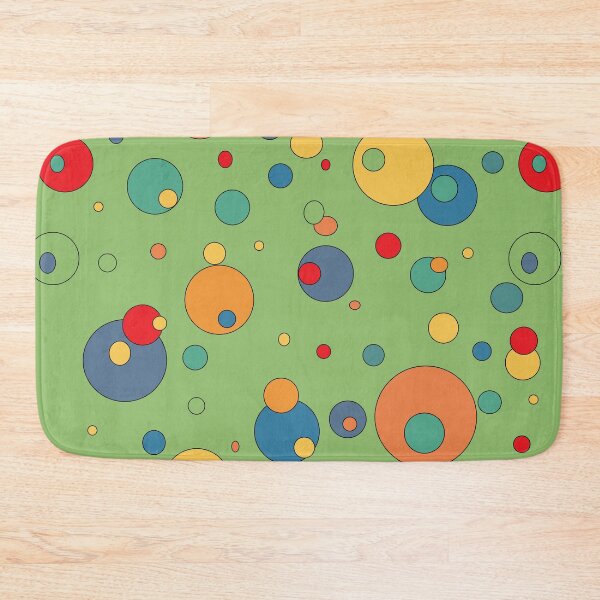 Item preview, Multi coloured cosmic bubbles retro cartoon orbs green designed and sold by AngelDawnDesign.