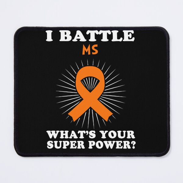 Item preview, I Battle MS Funny MS Warrior Gift designed and sold by rechardtee.