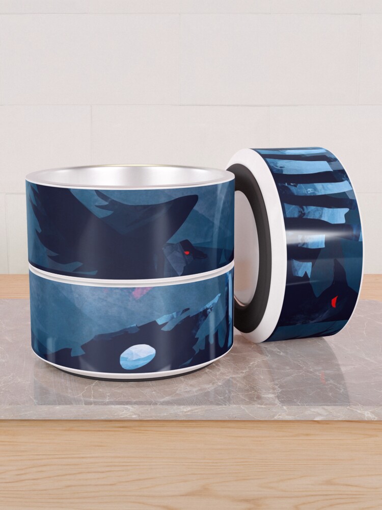 Alternate view of Blue Stone Landscape Pet Bowl