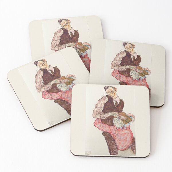 Item preview, Egon Schiele Lovers (1914) Figurative designed and sold by TeeARTHY.