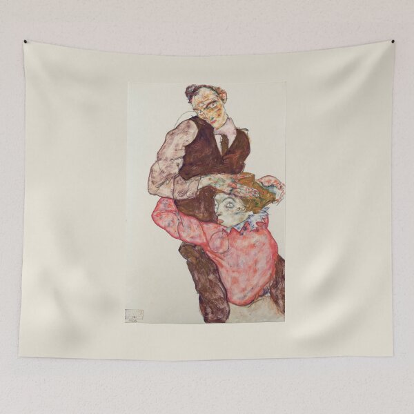 Item preview, Egon Schiele Lovers (1914) Figurative designed and sold by TeeARTHY.