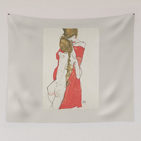 Item preview, Egon Schiele Mother and Daughter (1913) Figurative designed and sold by TeeARTHY.