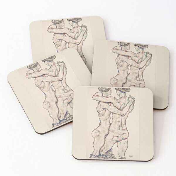Item preview,  Egon Schiele Naked Girls Embracing designed and sold by TeeARTHY.