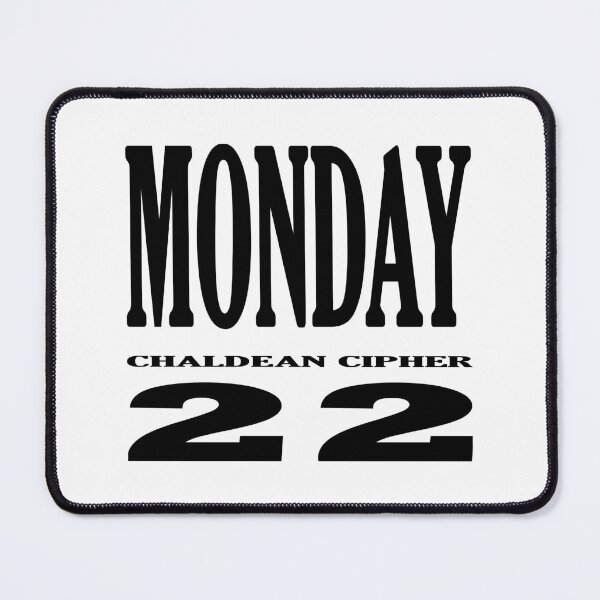 Item preview, Monday designed and sold by Scrambledwords.