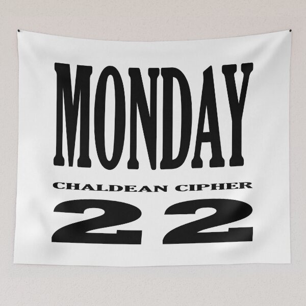 Item preview, Monday designed and sold by Scrambledwords.