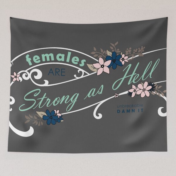 Item preview, Strong as Hell designed and sold by MadebyJenni.