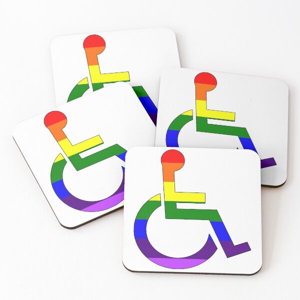 Item preview, Disabled LGBTQ Pride designed and sold by NatLeBrunDesign.