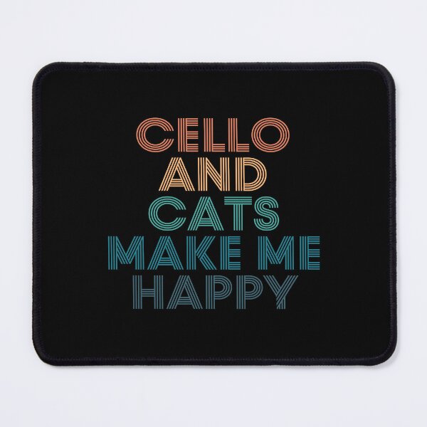 Item preview, Cello And Cats Make Me Happy- Gift for Cello & Cats Fans designed and sold by kindxinn.