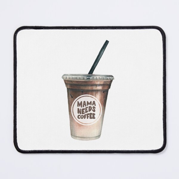 Item preview, iced coffee mom - mama needs coffee cute designed and sold by KallieCo.