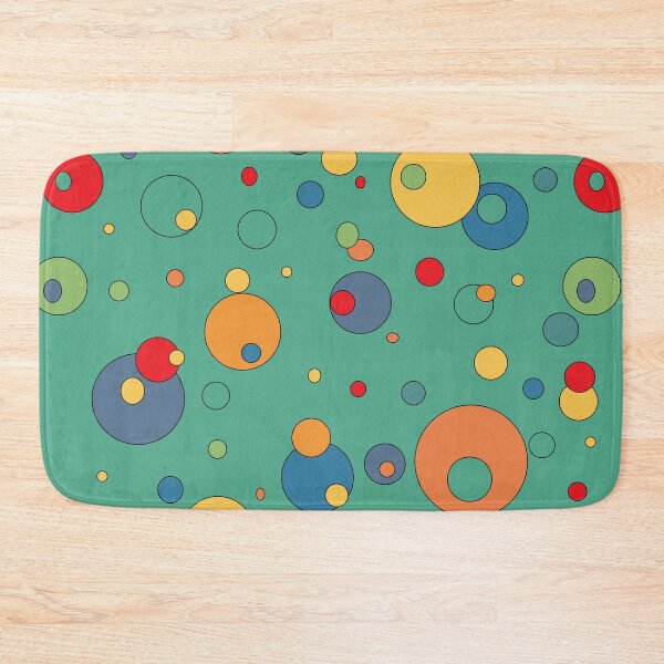 Item preview, Multi coloured cosmic bubbles retro cartoon orbs teal designed and sold by AngelDawnDesign.