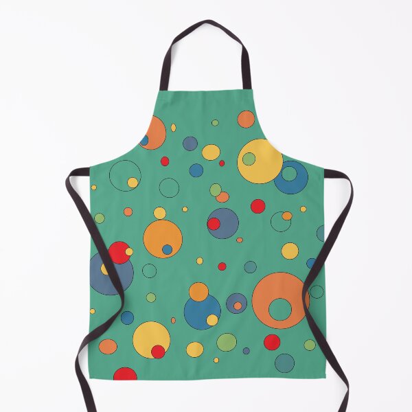 Item preview, Multi coloured cosmic bubbles retro cartoon orbs teal designed and sold by AngelDawnDesign.
