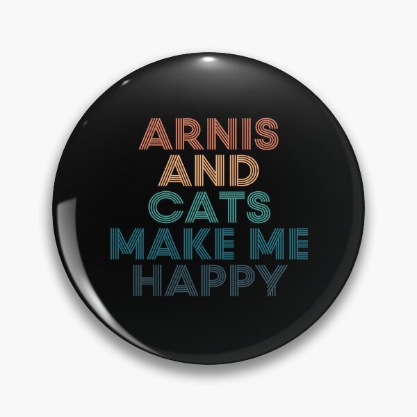 Item preview, Arnis And Cats Make Me Happy- Gift for Arnis & Cats Fans designed and sold by kindxinn.