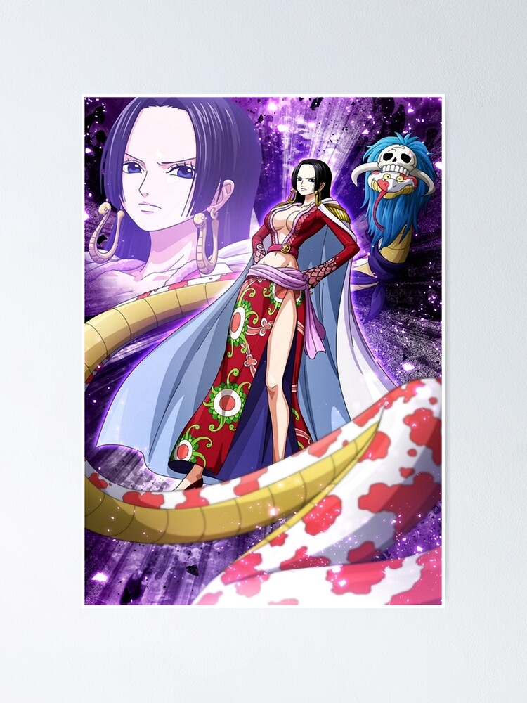 Boa Hancock One Piece Poster For Sale By Lauraflamuth Redbubble 