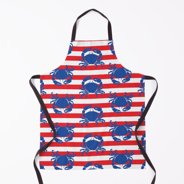 Item preview, Crab Fest Stripe Red designed and sold by creativebeeshop.