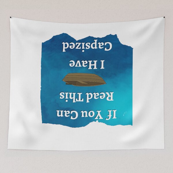 Item preview, If You Can Read This I Have Capsized - Funny and Cute T-Shirts Quotes designed and sold by Designspot2020.