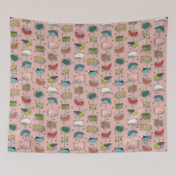 Item preview, Save Endangered Species on Pink designed and sold by bmfabricdesigns.