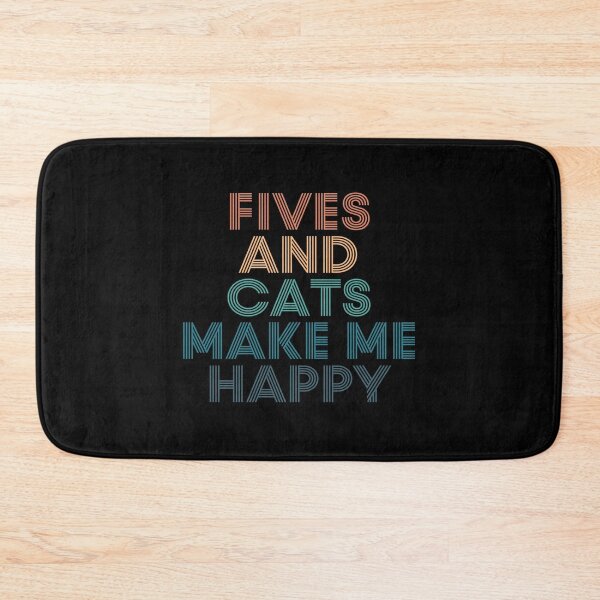 Item preview, Fives And Cats Make Me Happy- Gift for Fives & Cats Fans designed and sold by kindxinn.