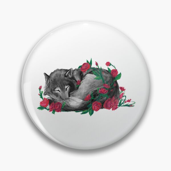 Item preview, Wolf Nestled in Roses  designed and sold by JhengisKong.