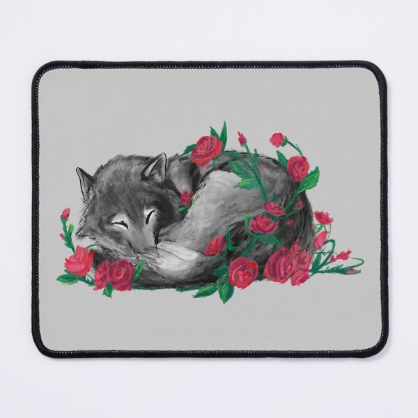 Item preview, Wolf Nestled in Roses  designed and sold by JhengisKong.