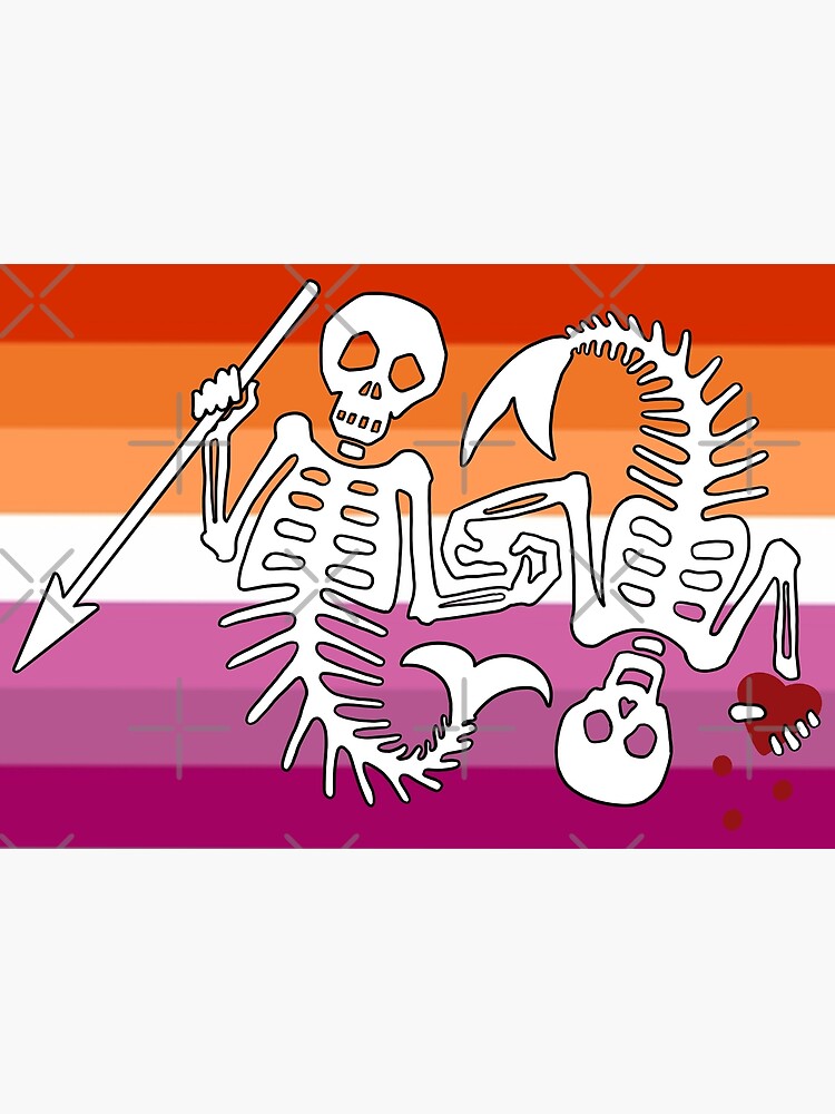 Ofmd Season 2 Lesbian Pride Mermaid Pirate Flag Blackbeard Stede Bonnet Our Flag Means Death