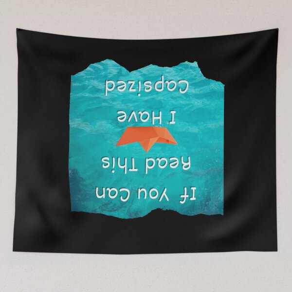 Item preview, If You Can Read This I Have Capsized - Funny and Cute T-Shirts Quotes designed and sold by Designspot2020.