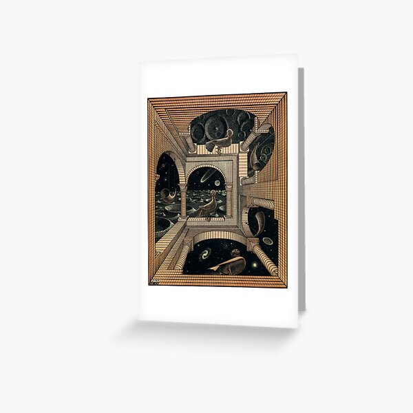 MC ESCHER LABIRINTH Greeting Card