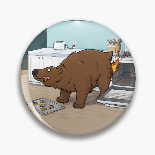 Item preview, Dumb Bear - Oven Safety designed and sold by JadedSketch.