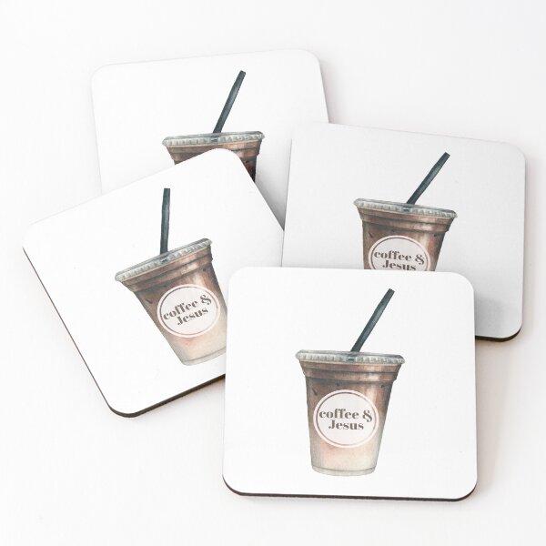 Item preview, iced coffee christian - coffee & Jesus cute designed and sold by KallieCo.