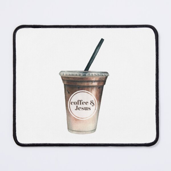 Item preview, iced coffee christian - coffee & Jesus cute designed and sold by KallieCo.