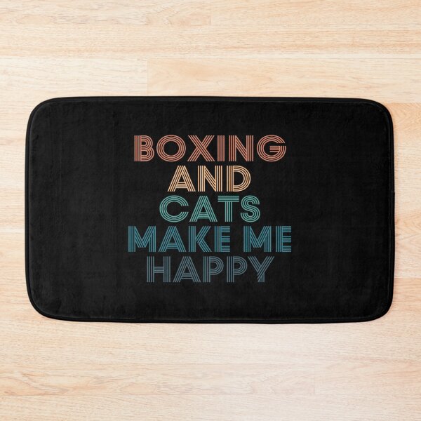 Item preview, Boxing And Cats Make Me Happy- Gift for Boxing & Cats Fans designed and sold by kindxinn.
