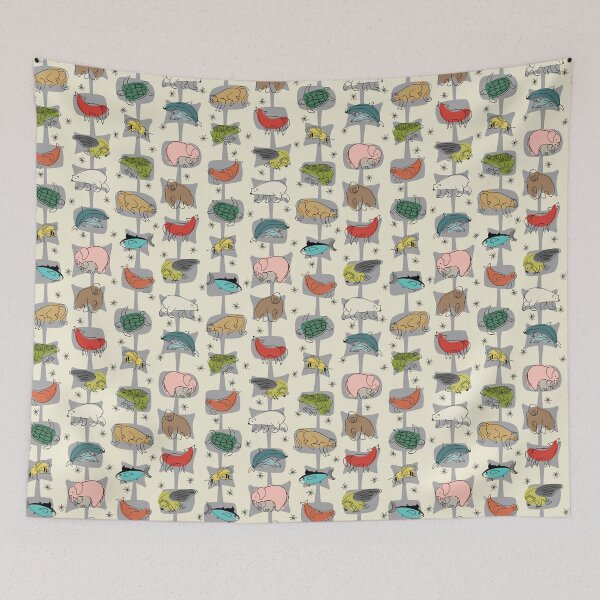 Item preview, Save Endangered Species on Cream designed and sold by bmfabricdesigns.