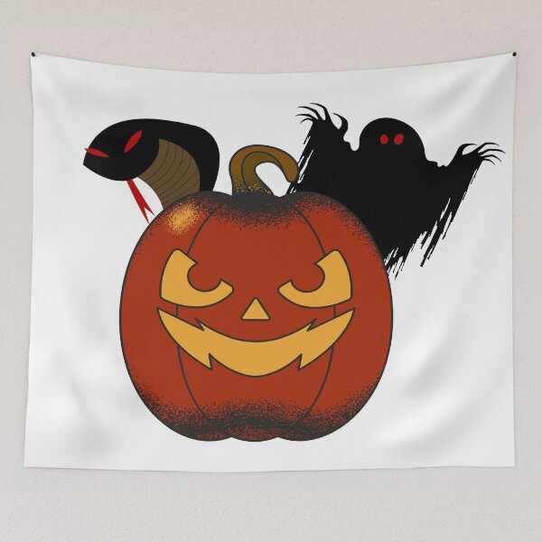 Item preview, Jack o' lantern and snake and spirit designed and sold by Jessi-Sketches.