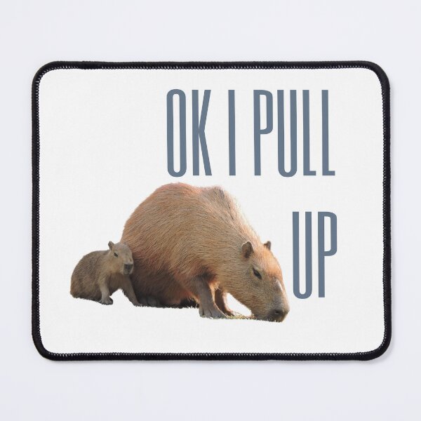 Item preview, Ok I Pull Up Capybara designed and sold by earth wings.
