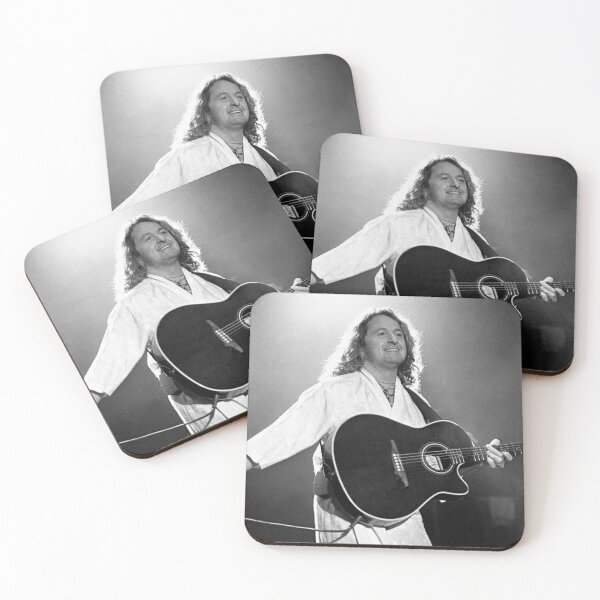 Item preview, Jon Anderson - Yes - BW Photograph designed and sold by ConcertImages.