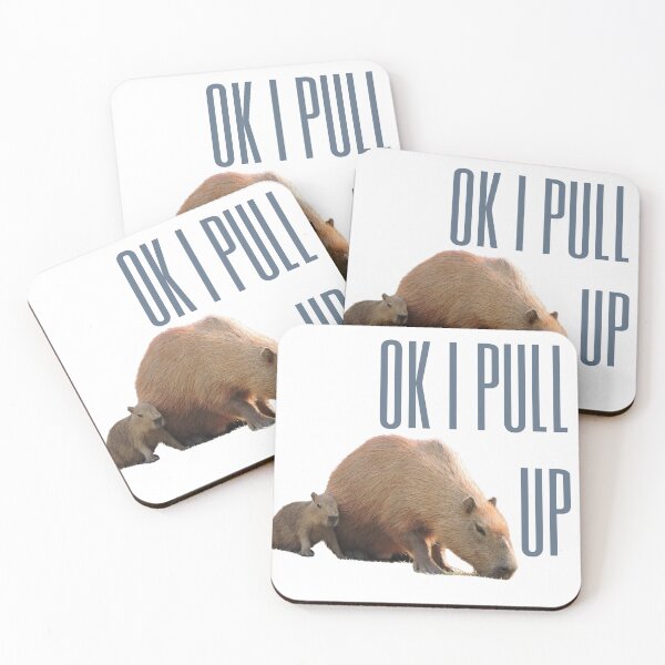 Item preview, Ok I Pull Up Capybara designed and sold by earth wings.