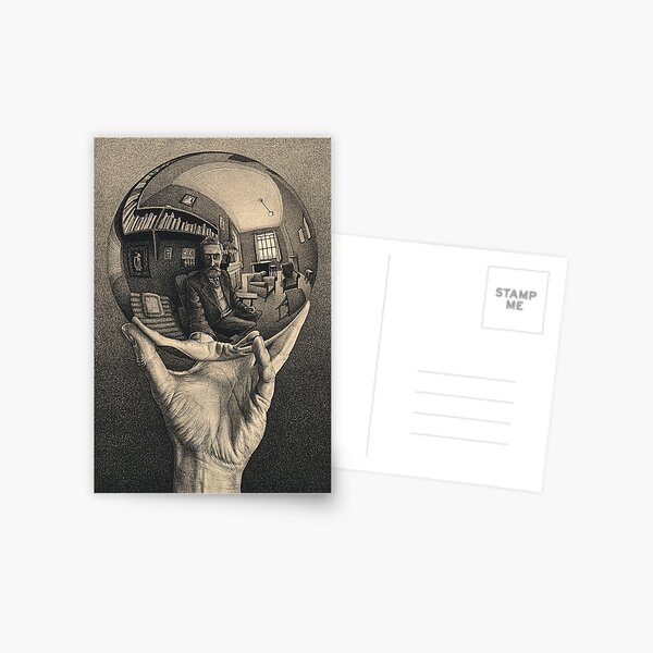 ESCHER REFLECTED BALL Postcard