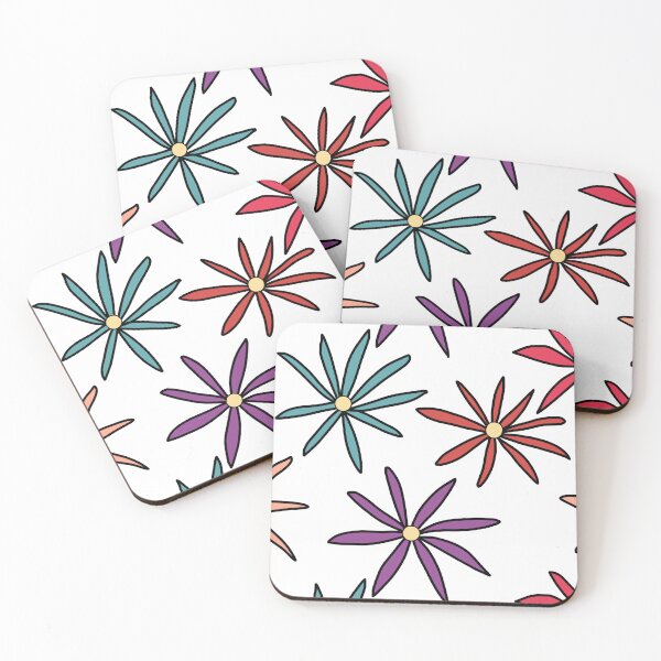 Aperçu de l'œuvre Asters colorés créée et vendue par RepeatCandy.