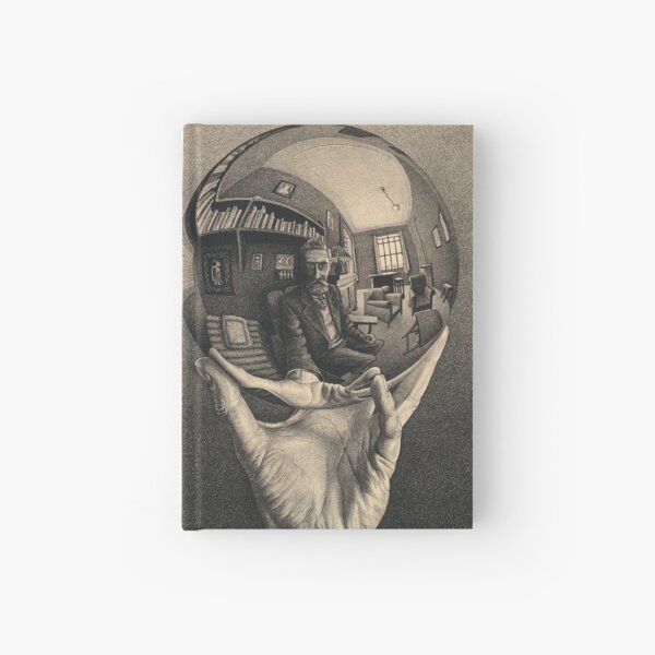 ESCHER REFLECTED BALL Hardcover Journal
