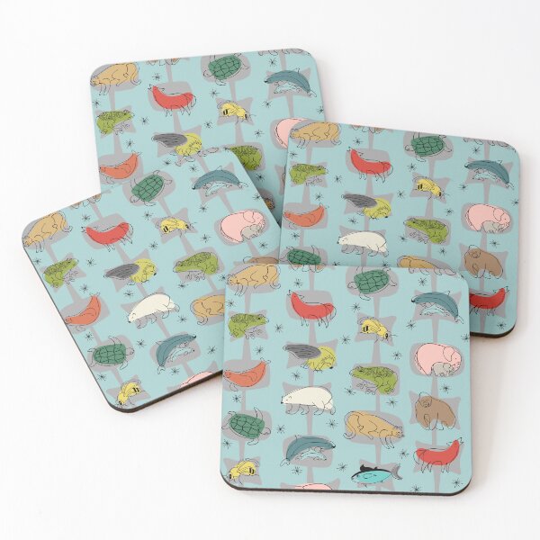 Item preview, Save Endangered Species on Aqua designed and sold by bmfabricdesigns.
