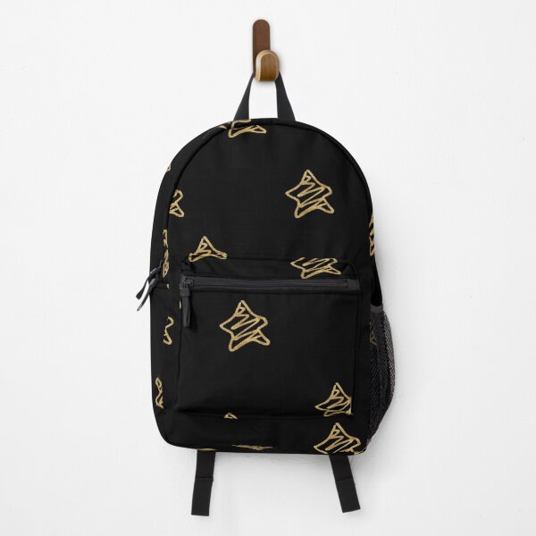 Item preview, Golden Stars over Black Background designed and sold by silviaol.