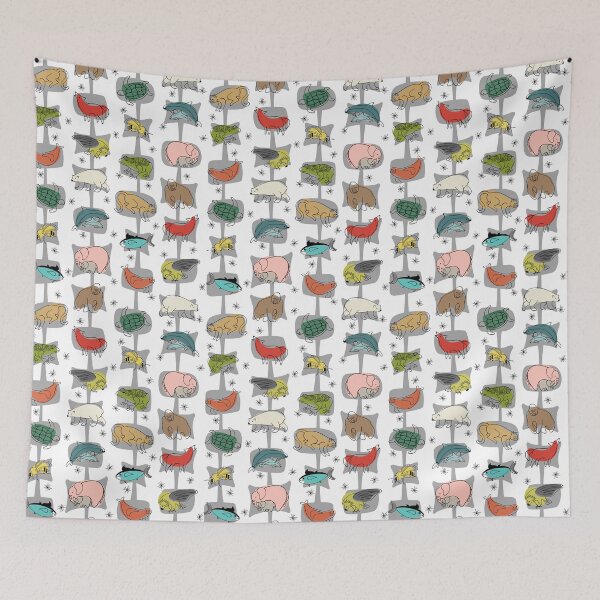 Item preview, Save Endangered Species on White designed and sold by bmfabricdesigns.